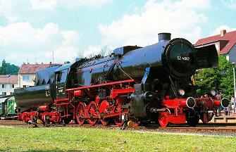 Dampflok der DB BR 52 4867 - Foto: Eisenbahnfreunde Frankfurt/Main