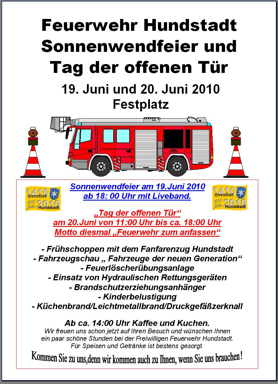 Feuerwehr - Gestaltung FFW Hundstadt